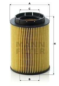 HU 932 6n MANN FILTER Фільтр мастил