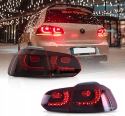 VLAND LDVWU5 mhm Задні LED ліхтарі Vland червоно-димчасті в стилі GTI для VW Golf VI 5k0 2008-2013