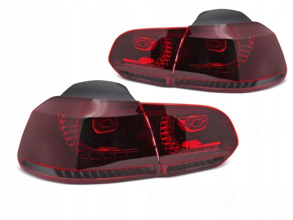 VLAND LDVWU5 mhm Задні LED ліхтарі Vland червоно-димчасті в стилі GTI для VW Golf VI 5k0 2008-2013