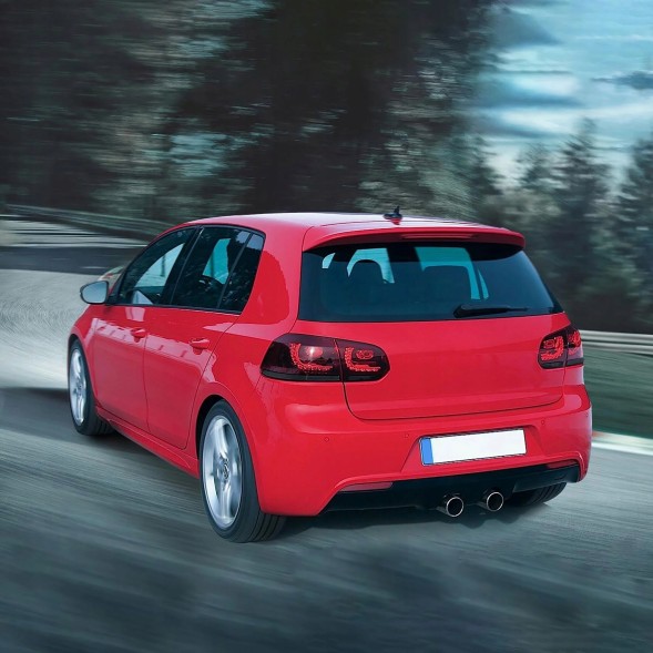 VLAND LDVWU5 mhm Задні LED ліхтарі Vland червоно-димчасті в стилі GTI для VW Golf VI 5k0 2008-2013