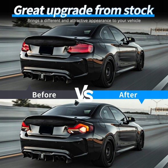 VLAND LDBMM7 mhm Комплект задніх ліхтарів Vland Led Tuning M2-look Bmw 2 f22 f23 f87 2014-2021