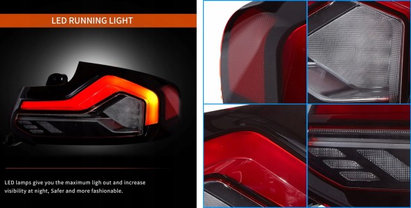 VLAND LDBMM7 mhm Комплект задніх ліхтарів Vland Led Tuning M2-look Bmw 2 f22 f23 f87 2014-2021