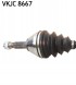 SKF VKJC 8667 Привідний вал nissan qashqai 1.6 2.0 d le 616mm
