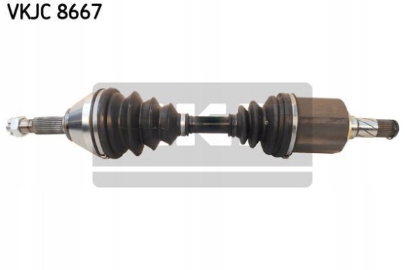 SKF VKJC 8667 Привідний вал nissan qashqai 1.6 2.0 d le 616mm