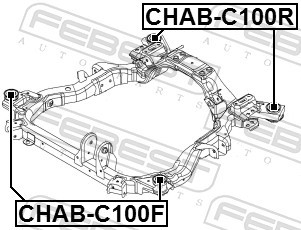 CHAB C100R FEBEST Сайлентблок