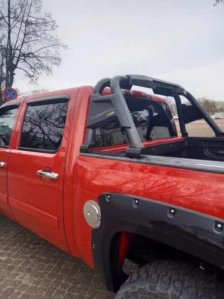 Китай PRB02_CS Труби Chevrolet Silverado, окантовка рами Hamar, чорні