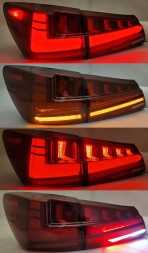 VLAND 801191-4 mhm Комплект задніх ліхтарів Vland Full Led Neon Tuning Red New Lexus IS II 2 2006-2013