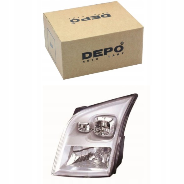 Abakus 431-1175R-LD-EM Фара права ford transit 2006- depo h4