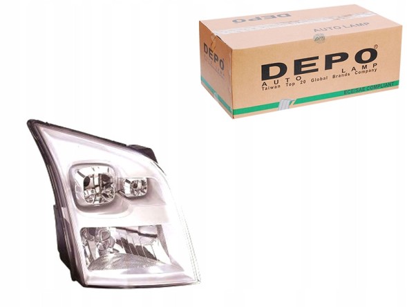 Abakus 431-1175R-LD-EM Фара права ford transit 2006- depo h4