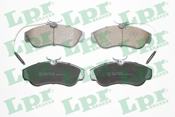 05P494 LPR Комплект гальмівних колодок з 4 шт дисків