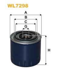 WL7298 WIX FILTERS Фільтр оливи