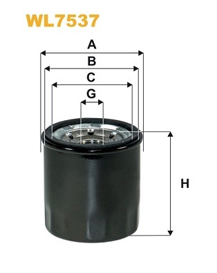 WL7537 WIX FILTERS Фільтр оливи