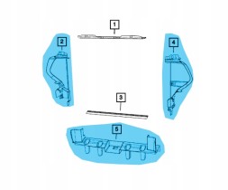 Китай addparts_68328708AA_68328707AA_68328725AA КОМПЛЕКТ НАПРАВЛЯЮЧИХ ПОВІТРЯ ЛІВА ПРАВА НИЖНЯ JEEP GRAND CHEROKEE 2017-21 WK2