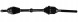 GSP 251046 Піввісь gsp mitsubishi outlander ii 2.0di-d 2007-2012 права