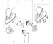 Renault OE 7701478495 1172000Q0C РЕМІННЕ КОЛЕСО КОМПЛЕКТ НАТЯГУВАЧ РЕМІНЬ RENAULT TRAC II OPEL VIVARO A 2.0 DCI