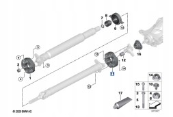 26118832852 BMW OE З'ЄДНУВАЧ ЕЛАСТИЧНИЙ ВАЛУ 8832852 G01 G02 G29 G30 G31 OE