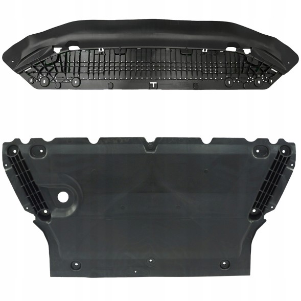 112&amp;tech 8W0807611F 8W0863821 8W0863821B 8W0863821C 8W0863821D 8W0863821G 8W0863821E Захисна плита / накладка під бампер AUDI A4 B9 Facelift S-LINE s4 2019-2025 років випуску, ПІД ДВИГУН