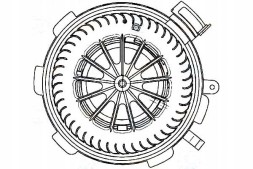 Behr Hella Service 8EW 351 034-071 BRH/ZS Двигатель подувальника mercedes sprinter 06- + ac behr hel