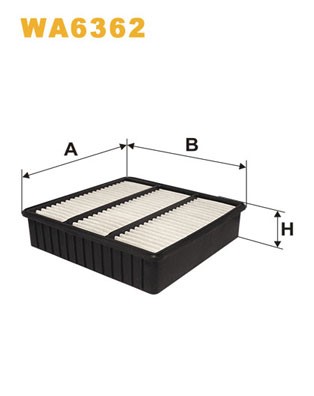 WA6362 WIX FILTERS Фільтр повітряний