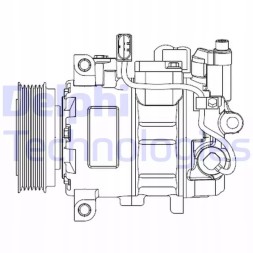Delphi CS20476 Delphi cs20476 компресор, кондиціонер