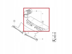 BMW OE 13713401555 Повітропровід BMW X3 E83