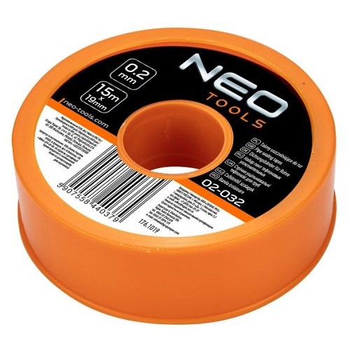 02 032 NEO TOOLS Стрічка ущільнювач 15м x 19мм x 0 2мм