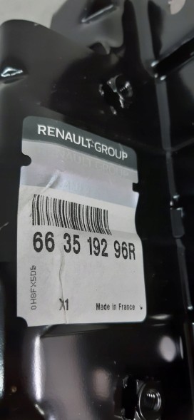Renault OE Renault Kangoo III 2023 КРОНШТЕЙН ПЕРЕДНЬОЇ ПАНЕЛІ 663519296R