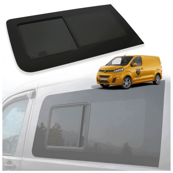 CHROMEMASTER CH-GL-0142-R32 Переднє бічне скло з можливістю відкриття, ліве, для FIAT SCUDO III 2022- (L2 / L3)