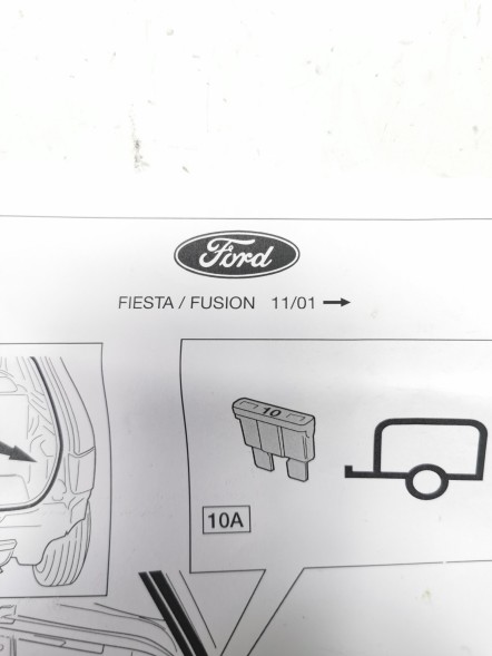 Ford OE Гачковий джгут Ford Fiesta / Fusion 11/01- OE 1386874