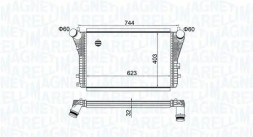 MAGNETI MARELLI 351319204050 Охолоджувач повітря інтеркулер 351319204050