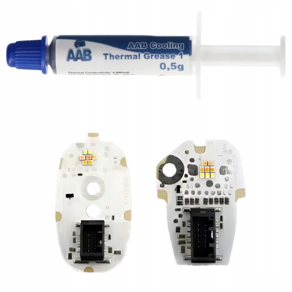 Vroomer VR-FIBMOD-DISCOVERY-V-17-R Модуль світлодіодна плата drl лампи фари land rover discovery v (2017+) правий