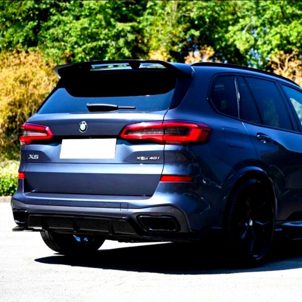 Китай SP2472 Спойлер Покрівельний лот BMW X5 G05 M Style Чорний Блиск (2019+)
