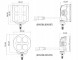 Пасма 809289 Лампа nuuk d-line mc work light 39w