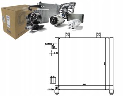 Nissens PRO/94739 NIS Конденсатор кондиціонера opel agila suzuki wagon r w + асистент зіткнення #34