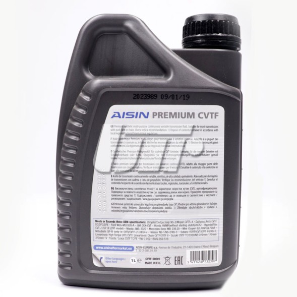 CVTF 90001 AISIN Трансмісійна олива Aisin Premium CVTF 1л