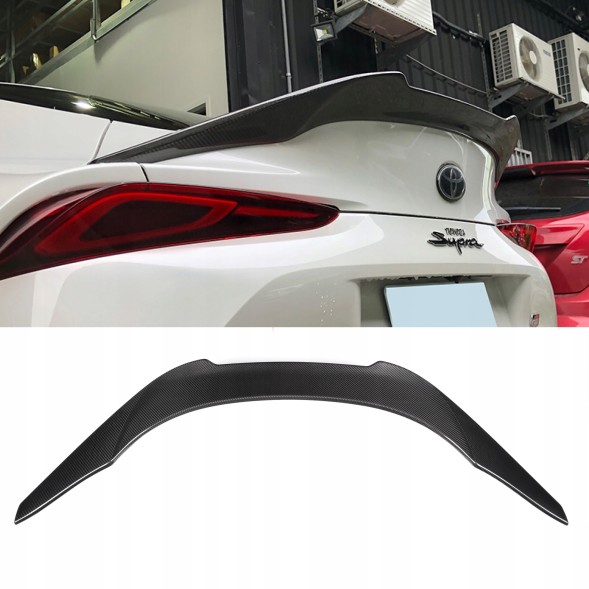 Китай T-035 Карбоновий Спойлер-Крило Toyota Supra A90 V Style (Dry-Carbon)
