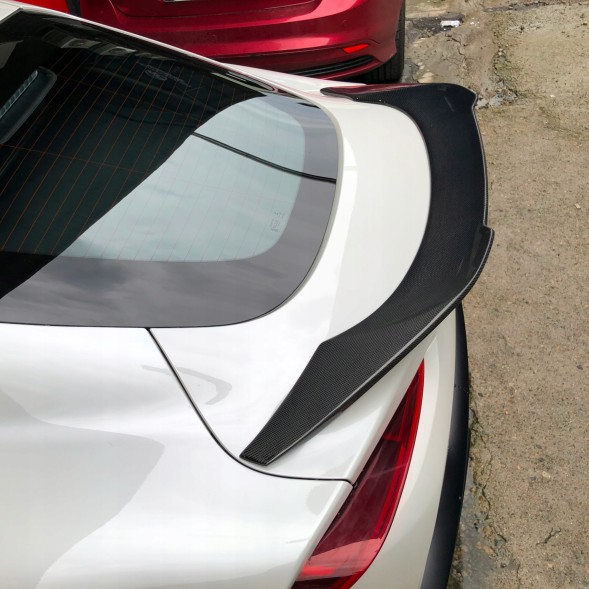 Китай T-035 Карбоновий Спойлер-Крило Toyota Supra A90 V Style (Dry-Carbon)