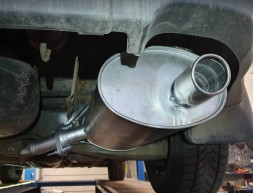 CHINA 14.40 ANTPOL Mitsubishi outlander ii 2.0 2.4 16v 2/4wd 108-125kw задній глушник 14.40