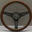 Nardi 5061.34.2000 Оригінальний дерев'яний керм Nardi Classic, чорний