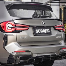 Китай T-297 Карбоновий спойлер на дах BMW iX3 G01/G08 LCI SQ Style (Dry-Carbon)
