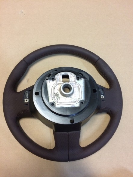 Fiat OE 71752552 Кермо FIAT 500 КОРИЧНЕВА шкіра під лезами OEM