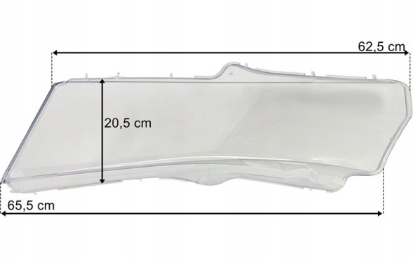 Lamiro 026-006GLASS IVECO S-WAY СКЛО ФАРИ ПРАВИЙ АБАЖУР