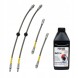 PiterParts 10233150001 Przewody hamulcowe w oplocie stalowym teflonowe BMW E36 bębny OEM PL Гальмівні шланги в сталевому обплетенні тефлонові BMW E36 барабанні гальма OEM PL