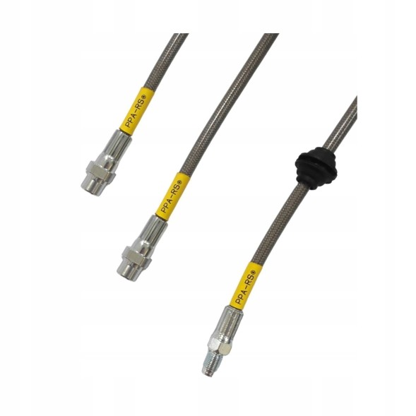 PiterParts 10233150001 Przewody hamulcowe w oplocie stalowym teflonowe BMW E36 bębny OEM PL Гальмівні шланги в сталевому обплетенні тефлонові BMW E36 барабанні гальма OEM PL