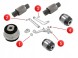 ScanTech 856111HGHBVB КОМПЛЕКТ ДЛЯ РЕМОНТУ ПІДВІСКИ ЗАДН. + СТІЙКИ SAAB 9-5 95