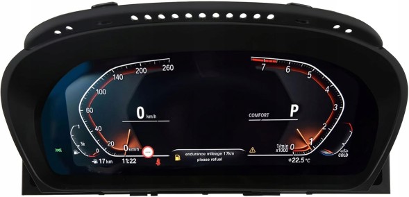 Китай EKRAN CYFROWY LICZNIK DIGITAL DASHBOARD LCD ZEGARY ДЛЯ BMW E60 E61 E63 E64