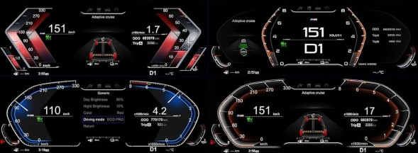 Китай EKRAN CYFROWY LICZNIK DIGITAL DASHBOARD LCD ZEGARY ДЛЯ BMW E60 E61 E63 E64