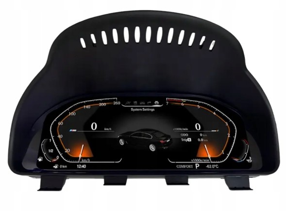 Китай EKRAN CYFROWY LICZNIK DIGITAL DASHBOARD LCD ZEGARY ДЛЯ BMW E60 E61 E63 E64