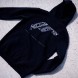 Китай HOODIE-UJRLOGOBK-S JR Толстовка унісекс на блискавці, чорний, розмір S
