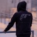 Китай HOODIE-UJRLOGOBK-S JR Толстовка унісекс на блискавці, чорний, розмір S